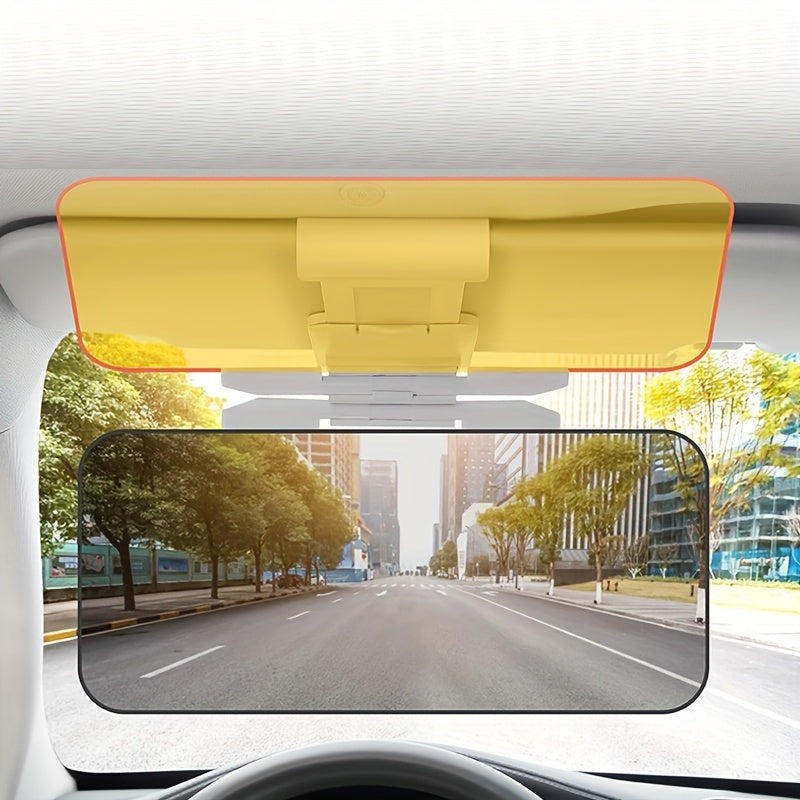 🕶️ Clear View Adjustable Car Sun Visor 🌞🌙