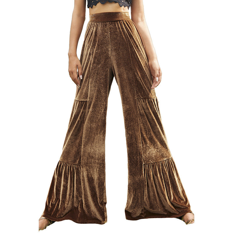 Women's Solid Color Fashion Wide-leg Pants