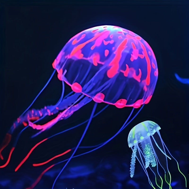 🌟 Glow Jelly fish Set: Luminous Aquarium Ornaments 🐠