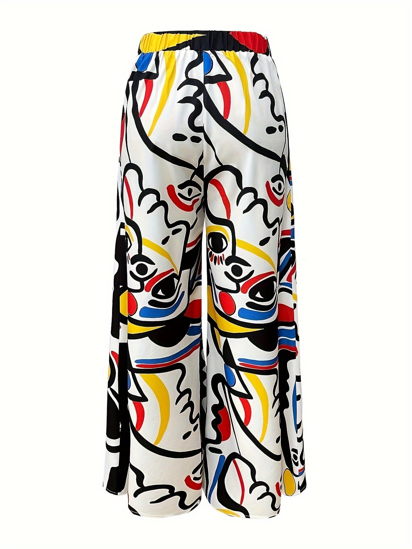 Urban Graffiti Wide Leg Pants