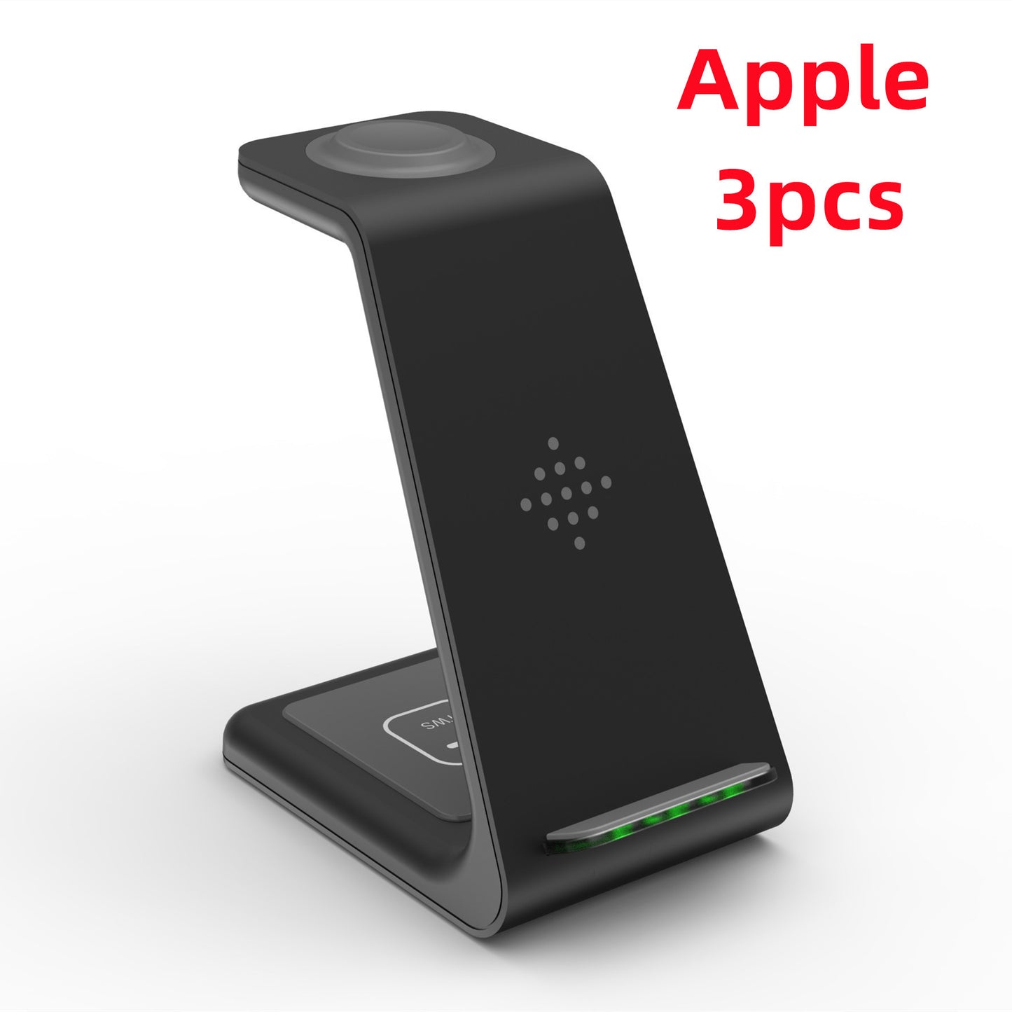 Quick Charge Trio: 3-in-1 Fast Charging Station with Wireless Charger Stand and Phone Holder