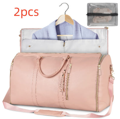 Travel Tote XL: Large Capacity Folding Duffle Bag for Women - Waterproof Suit Bag for Clothes