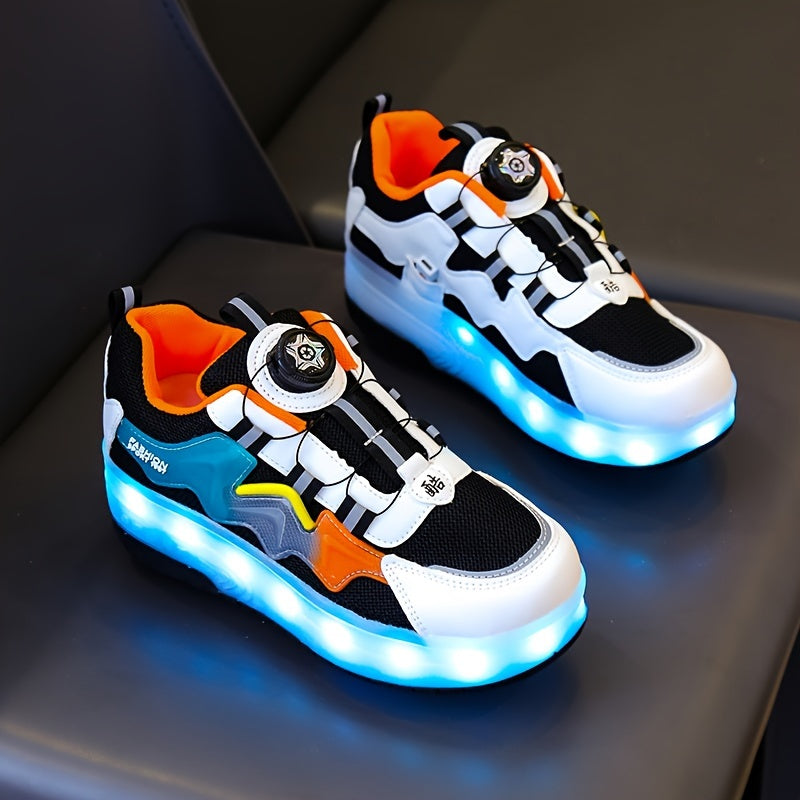 Trendy Light-Up Roller Skateboard Shoes 🔥🛹