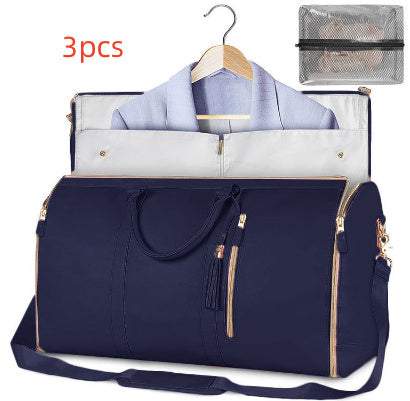 Travel Tote XL: Large Capacity Folding Duffle Bag for Women - Waterproof Suit Bag for Clothes