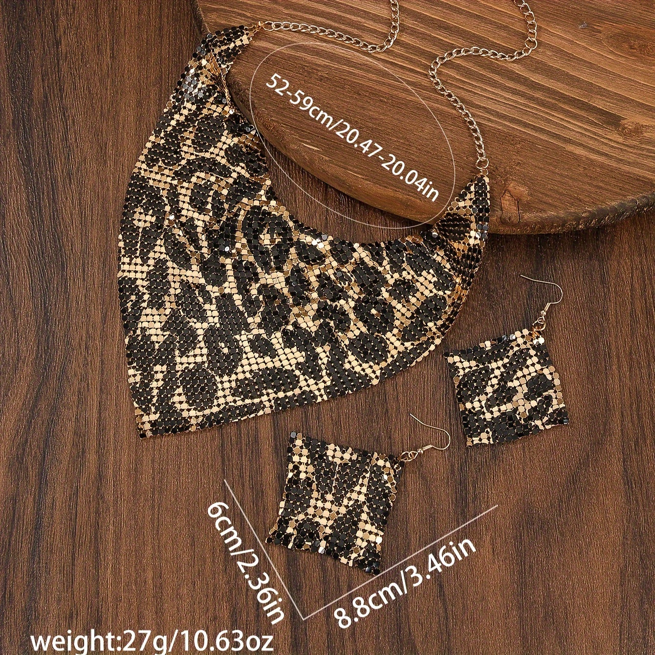 🐆 Fashion Leopard Print Jewelry Set 🐆