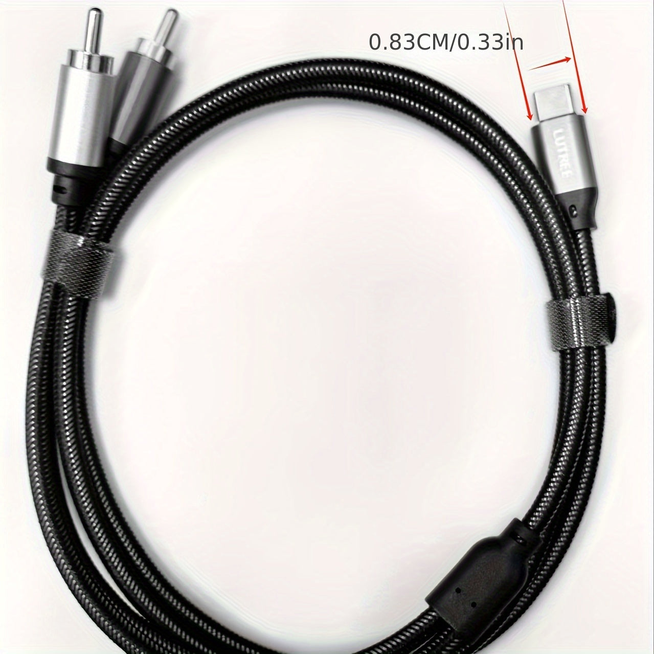 🎵 Connect Master Type-C to Dual RCA Audio Cable 🔌