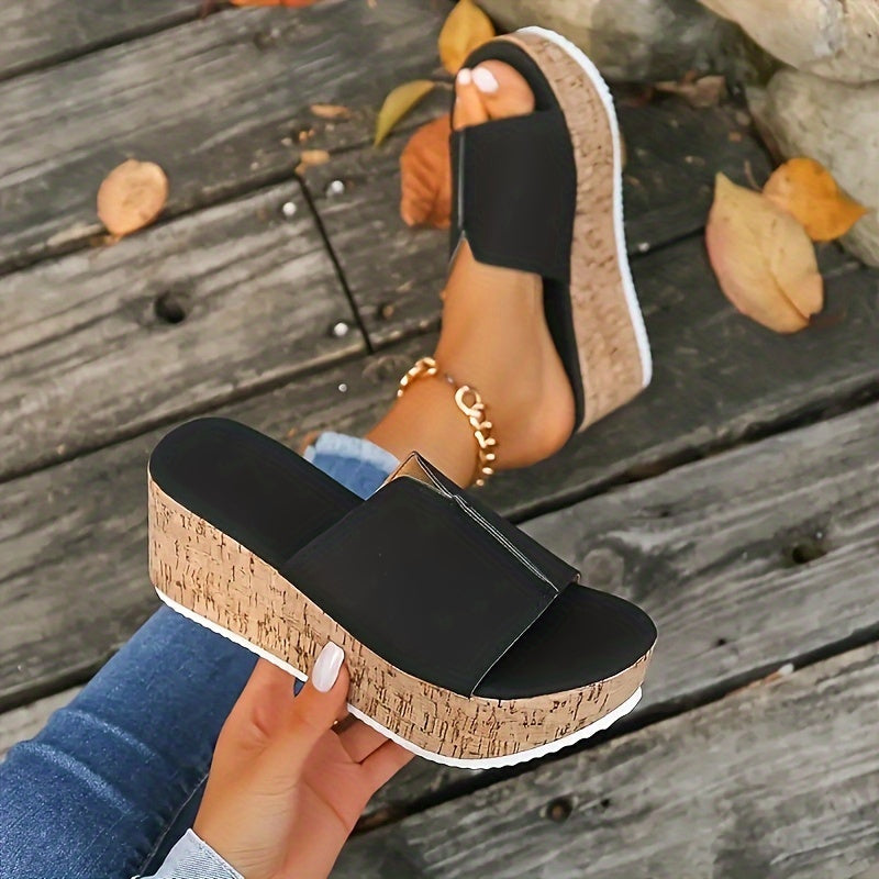 Women's Solid Color Casual Sandals