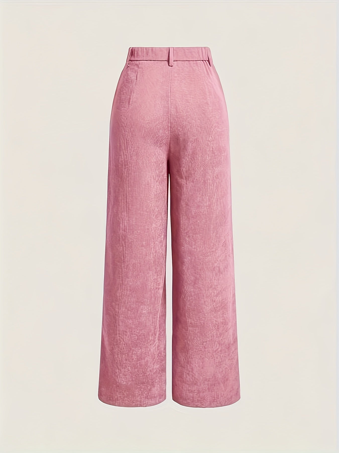 Retro Cord High-Waist Corduroy Pants