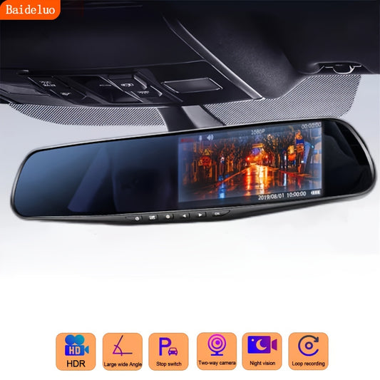 Vista View 10.67 cm Dual Lens Dash Cam