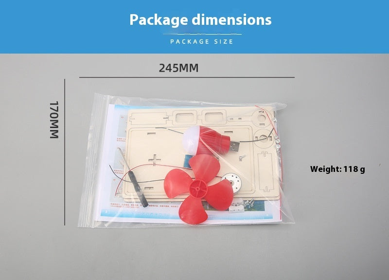 Scientific Experiment Wind Generator Manual Diy Material Package