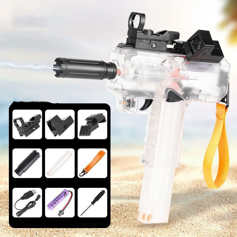 Aqua Blaster Electric Burst Water Gun: Fully Automatic, Long-Range Outdoor Toy