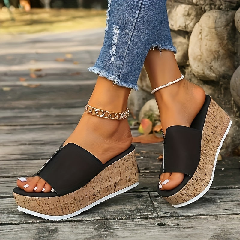 Women's Solid Color Casual Sandals