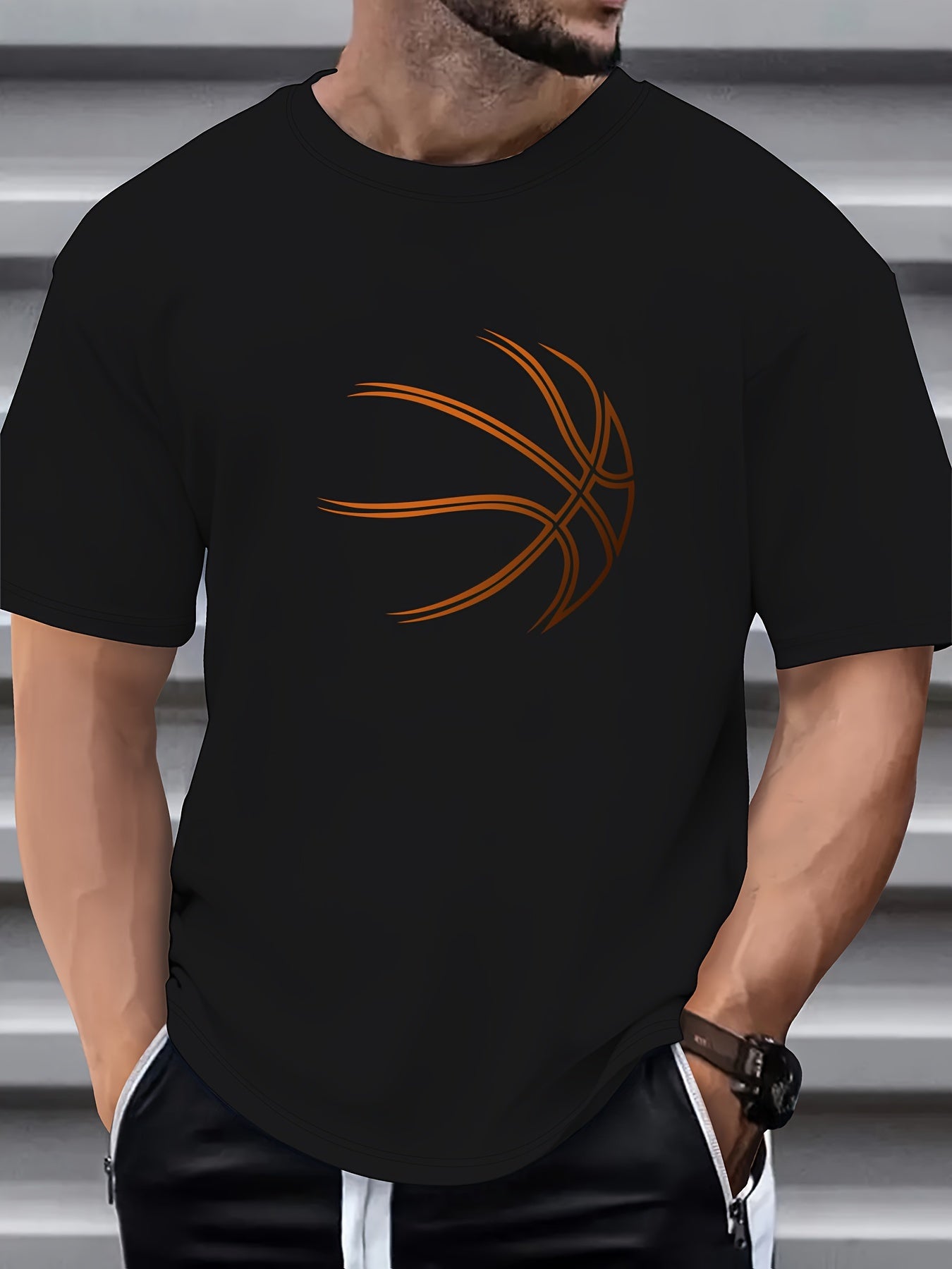 🏀 Men's Basketball Print T-shirt