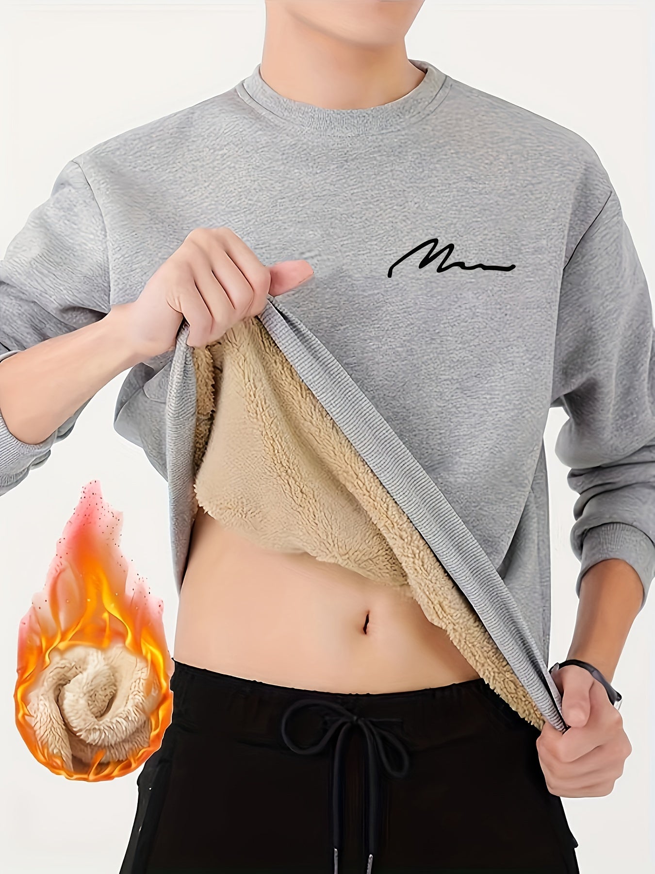 Thermal Trendy Fleece Sweatshirt ❄️