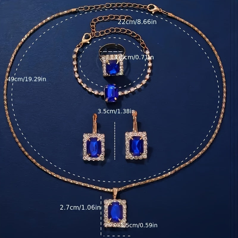 Retro Elegance 6-Piece Women's Watch and Jewelry Set ⏱️✨