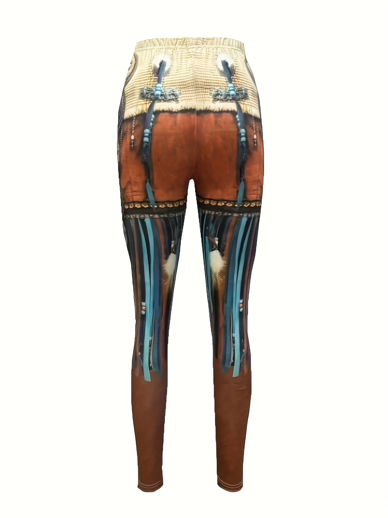 🌵 Western Vibe: Ethnic Print Skinny Leggings ✨