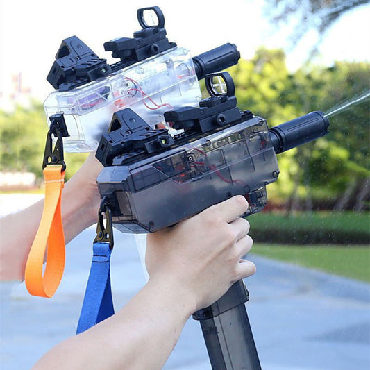 Aqua Blaster Electric Burst Water Gun: Fully Automatic, Long-Range Outdoor Toy