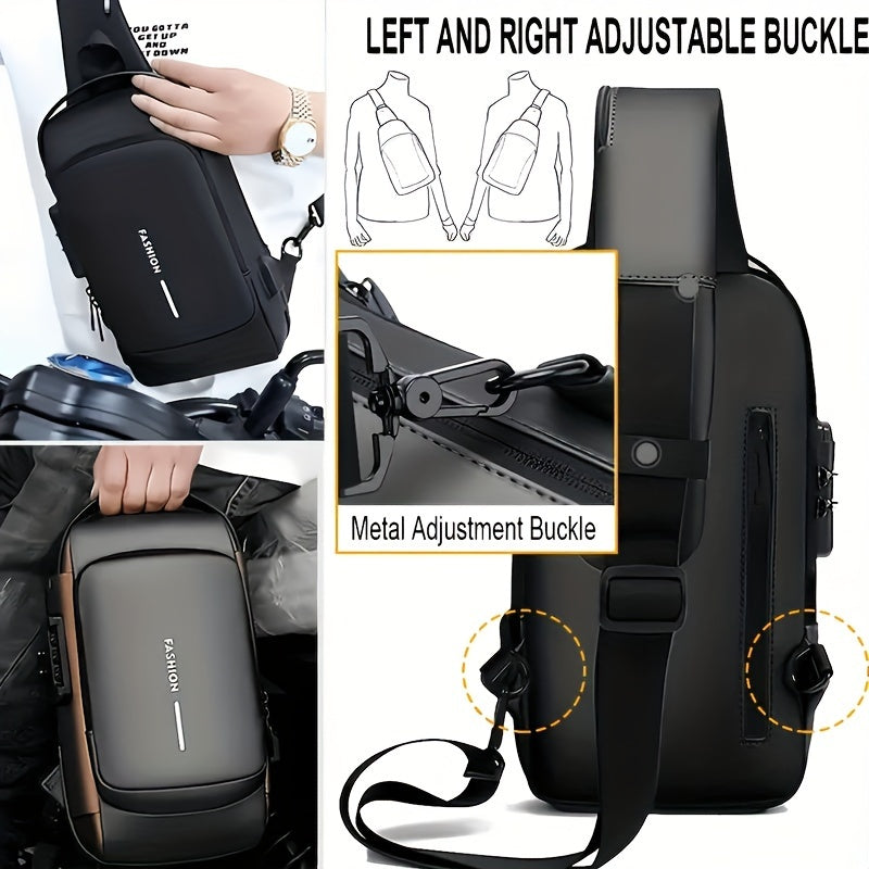 🎒 Nylon Anti-Theft Crossbody Sling Bag