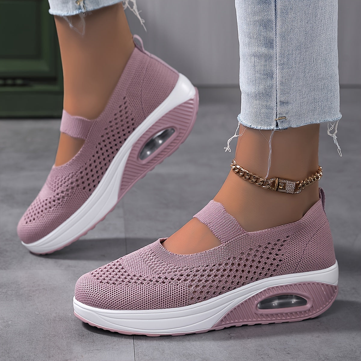 Aero Flex Knit Slip-On Sneakers 🌬️👟