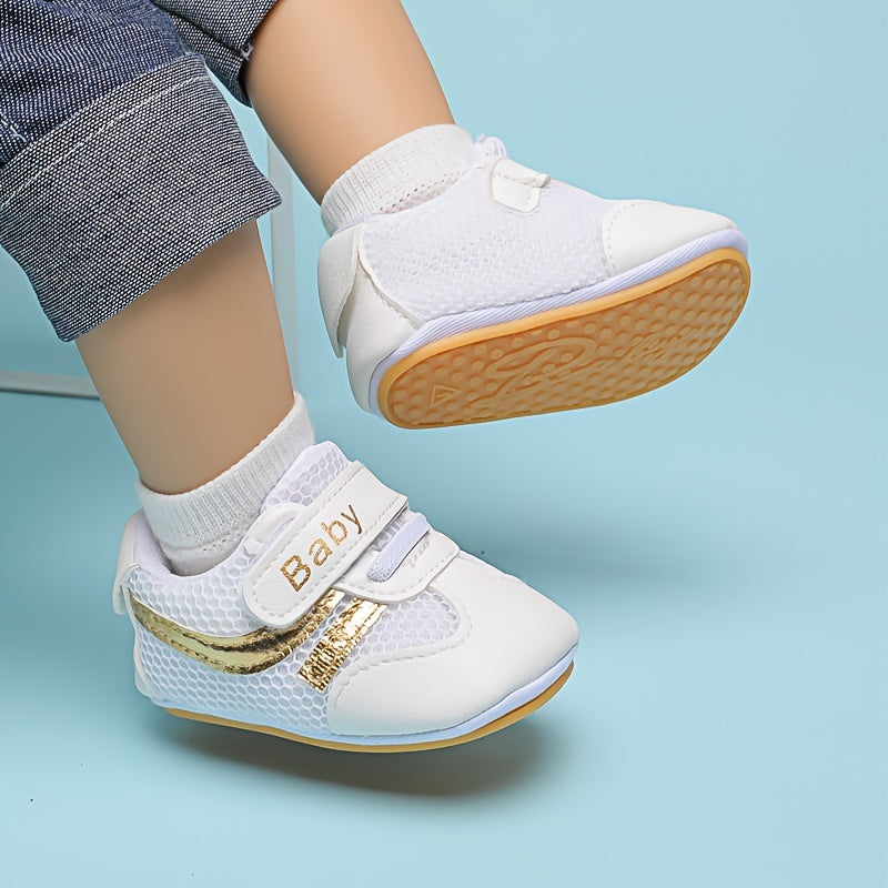 👶 Breeze Step Baby Boys’ Mesh Sneakers 🌟