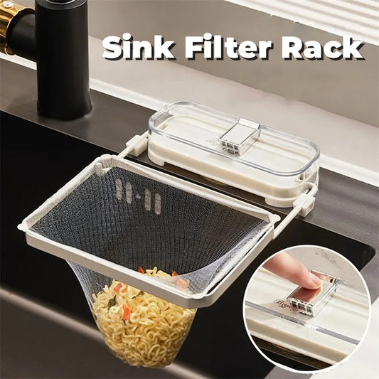 Suction Caddy Kitchen Sink Filter Rack: Convenient Gadgets for Kitchen Garbage Disposal