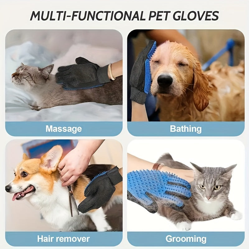 ✨ Purr Perfect Grooming Glove: Cat & Dog Massage Brush 🐾