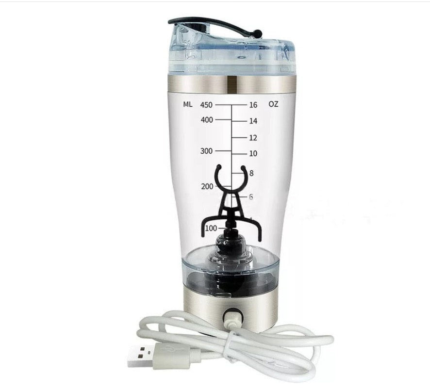 Power Mix USB Electric Protein Shake Blender: Sports and Fitness Charging Shaker Cup