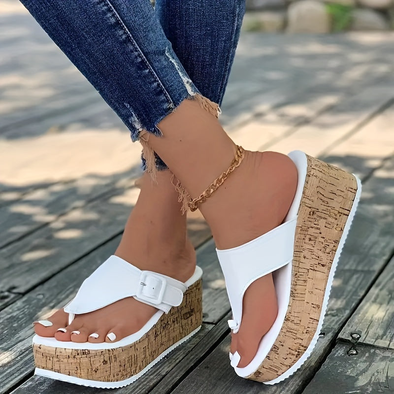 Women's Clip Toe Platform Sandals