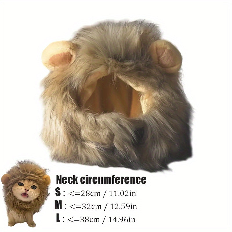 🦁 Roar Power Cat Hat: Adorable Lion Costume 👑