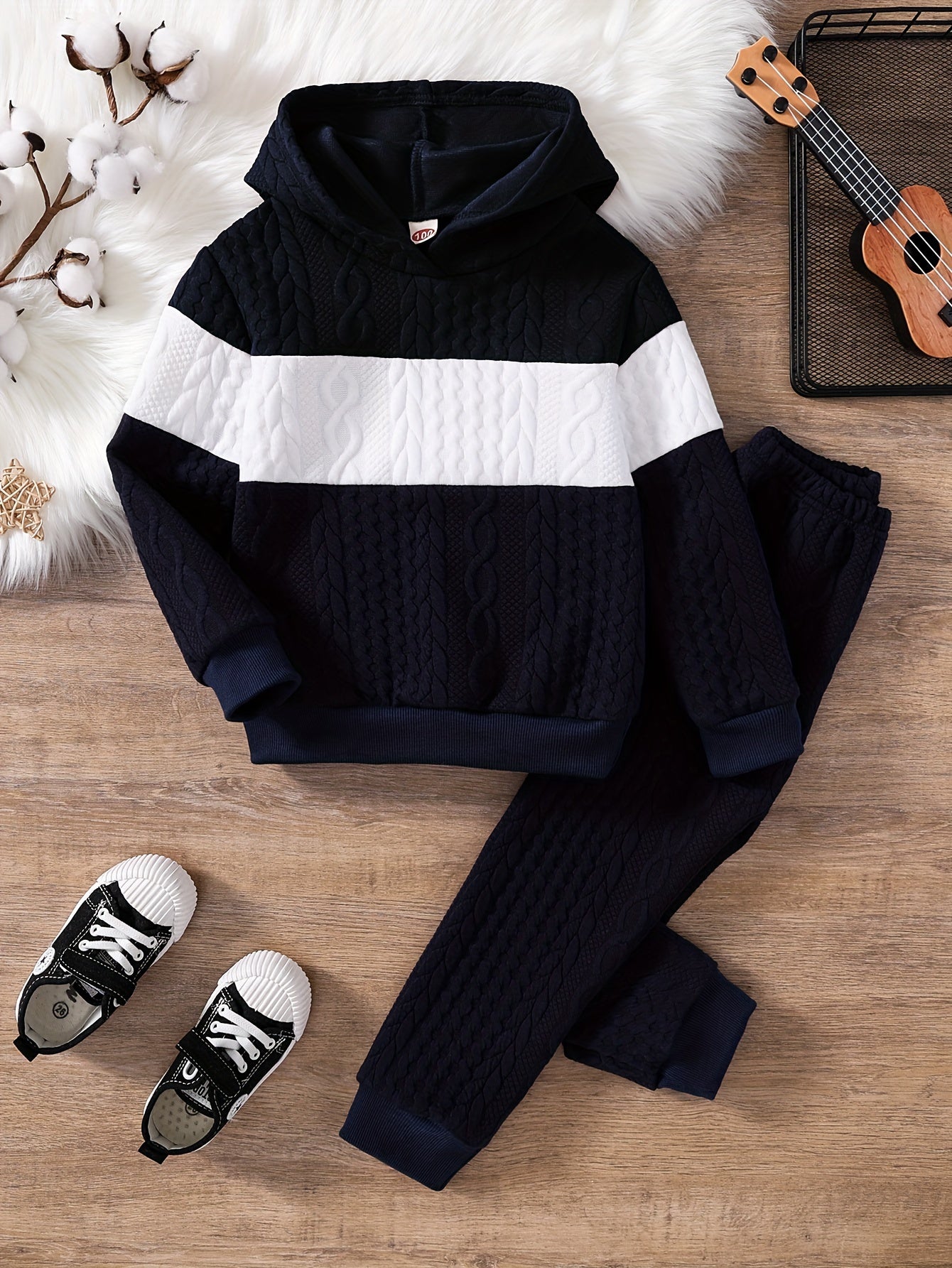 🧒 Boy's 2-Piece Casual Knit Co-Ord Set