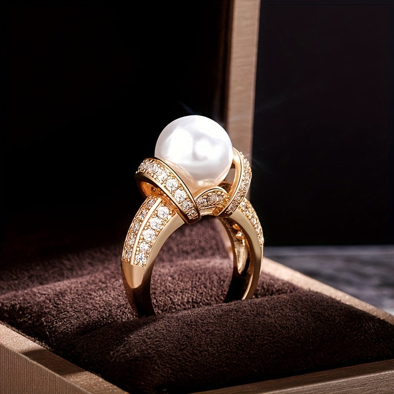 Elegant Milky Stone Promise Ring 💍✨