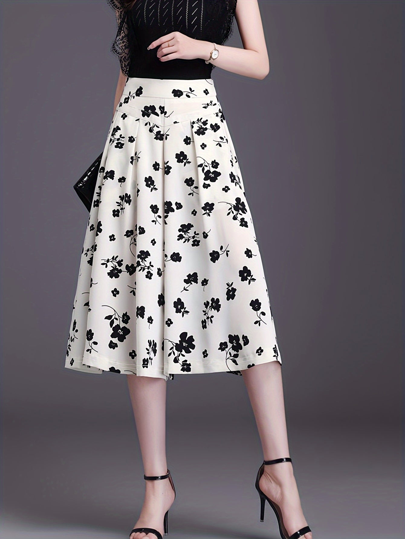 Geometric Print Culottes