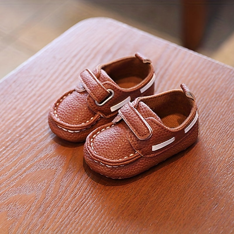 👶 First Walker Shoes: Lightweight Hook-and-Loop Fastener Shoes for Baby Boys