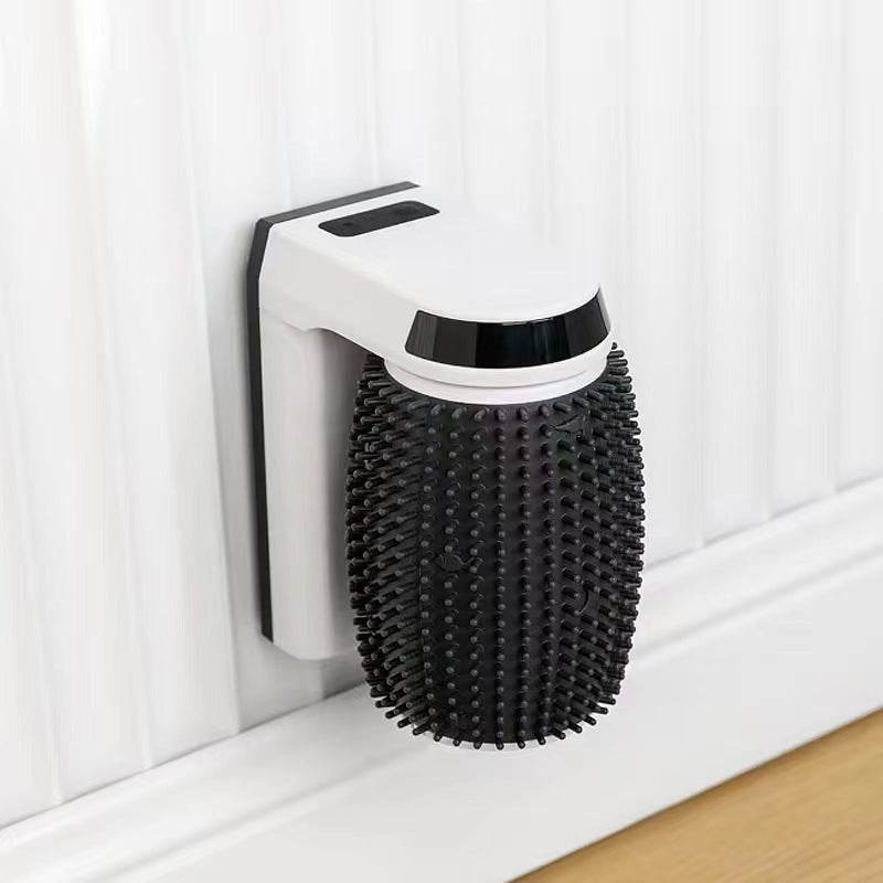 Perfects Groom Automatic Cat Self-Groomer: Wall Corner Brush and Scratcher