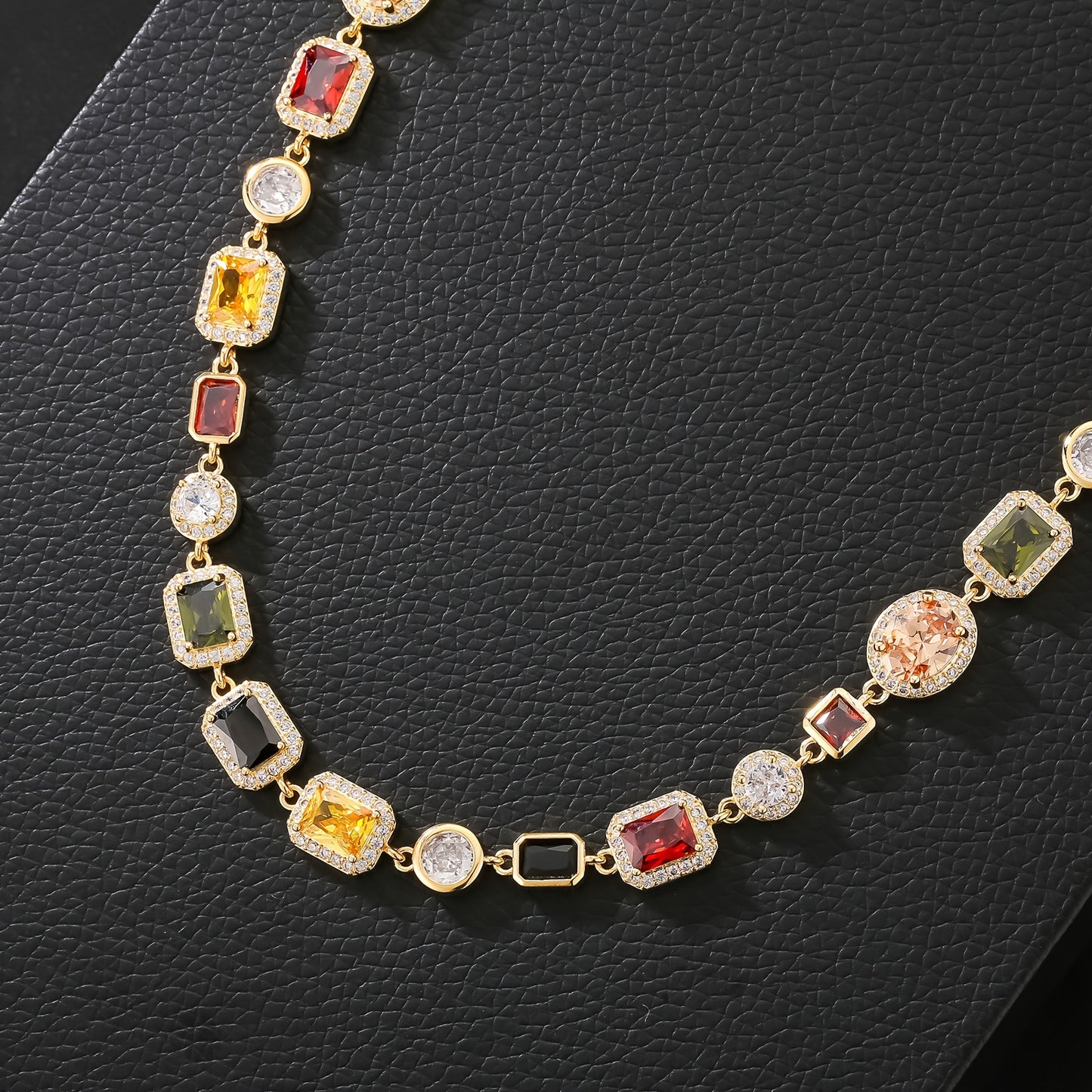 Vintage Charm Necklace – Multi-Shape Irregular Golden Collection ✨