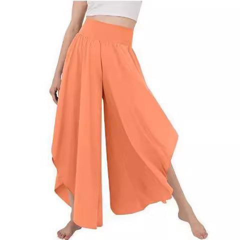 Micro La High Waist Loose Casual Pants