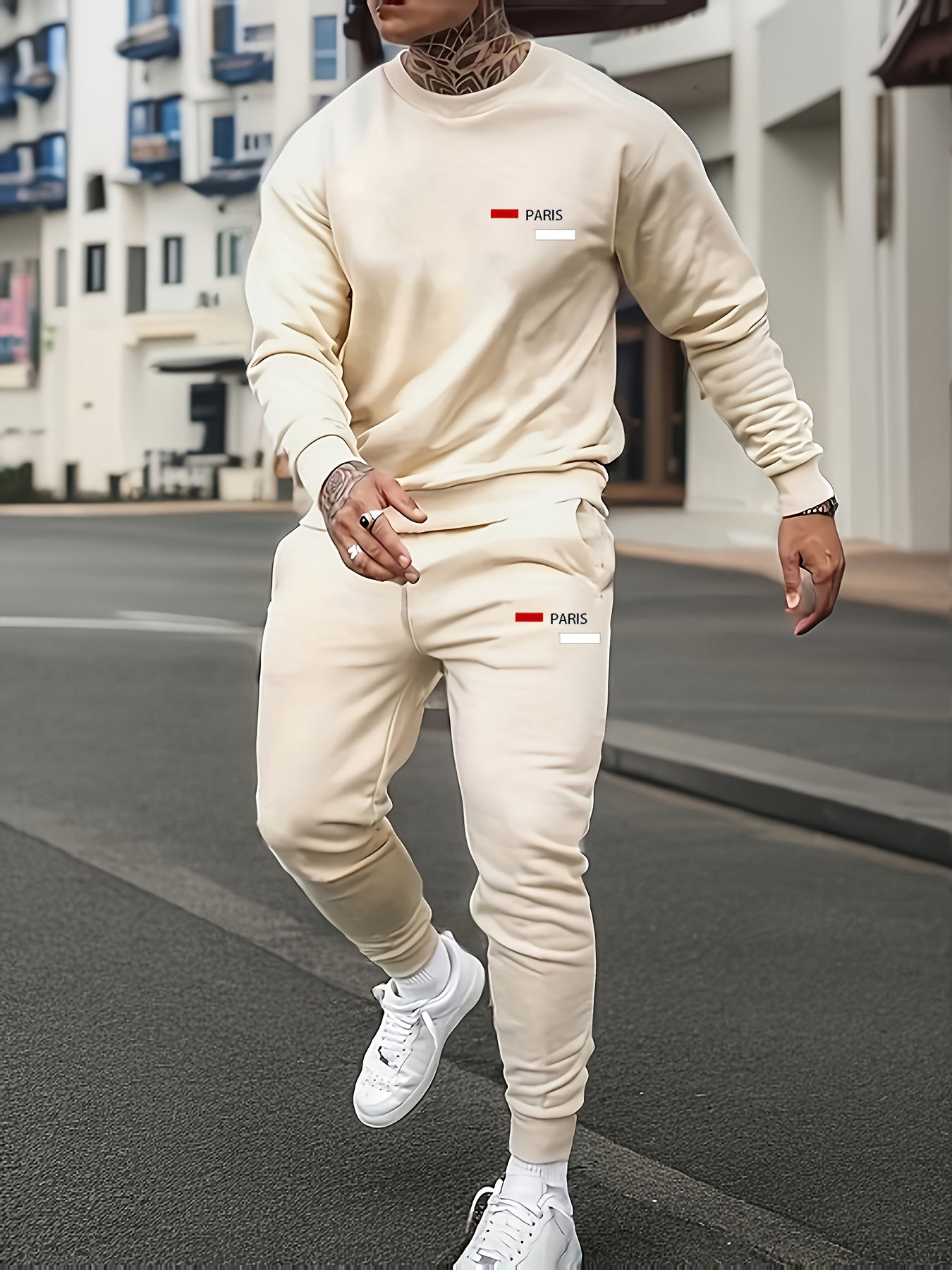 🍂 "Chill Vibes" Casual Sweat suit Set 🏃‍♂️