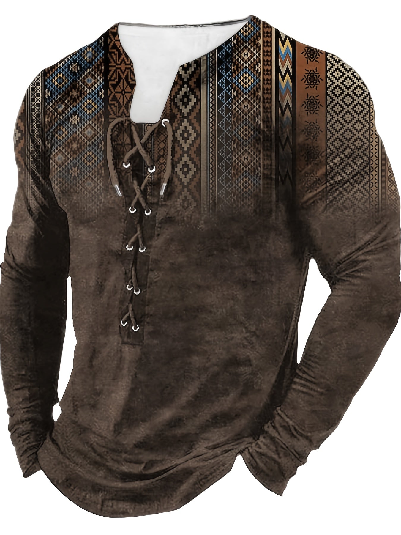 Bohemian Vintage Henley Tee