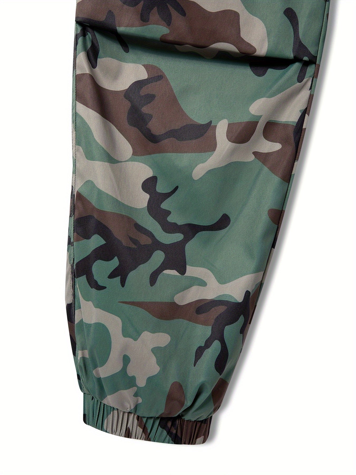 Camo Print Baggy Joggers