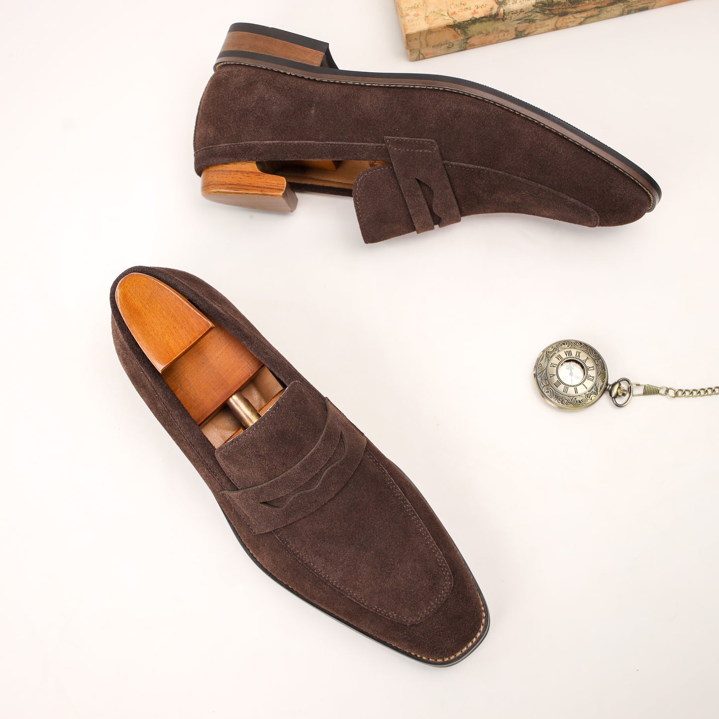 Leather Lux Top Grain Loafer Shoes