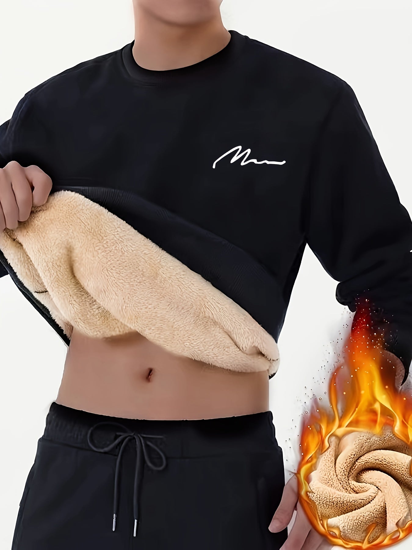 Thermal Trendy Fleece Sweatshirt ❄️