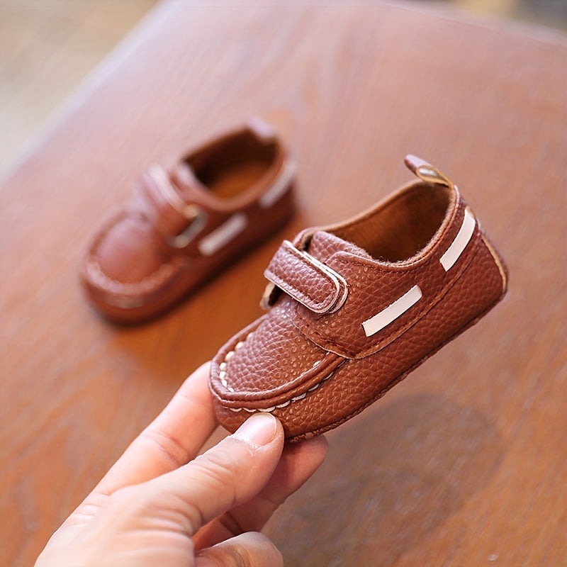 👶 First Walker Shoes: Lightweight Hook-and-Loop Fastener Shoes for Baby Boys