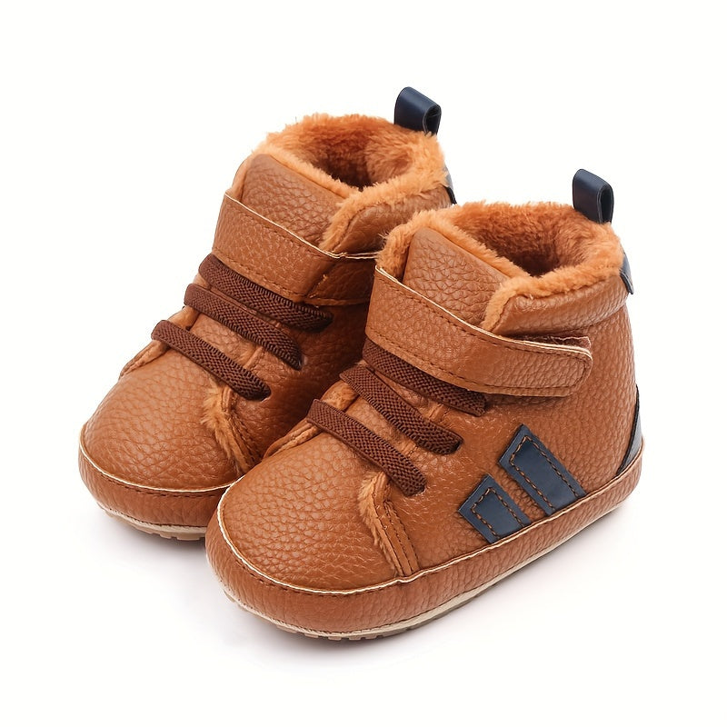 Comfortable Fleece Boots for Baby Boys & Girls - Warm & Non-Slip Walking Boots