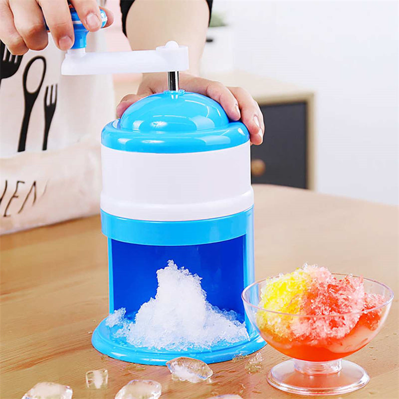 Portable Manual Ice Crushers Hand Crank Ice Shaver Shave Ice Machine Smoothie Maker Household Kitchen Bar Ice Blender Drink Tool Summer Gadgets