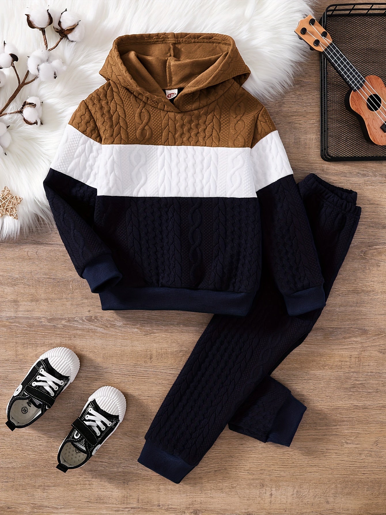 🧒 Boy's 2-Piece Casual Knit Co-Ord Set