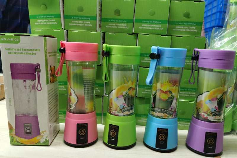 Blend Ease USB Rechargeable Portable Blender: Mini Fruit Juice Mixer