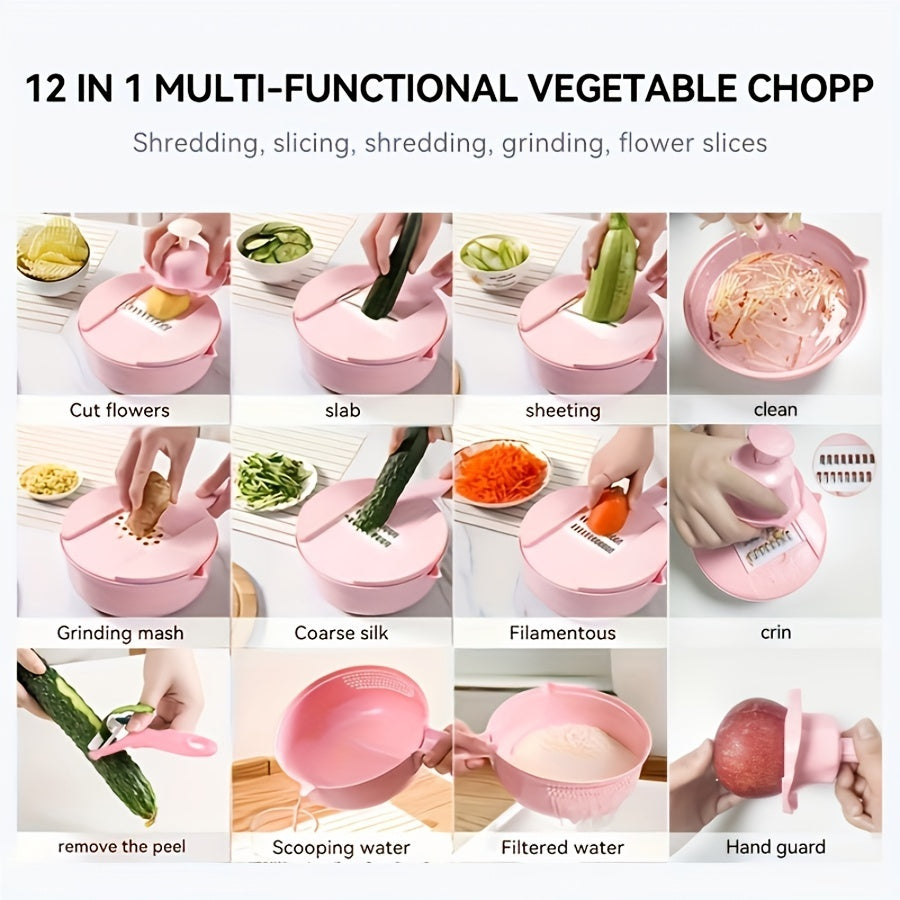 12-in-1 Veggie Master Chopper 🥕🍽️