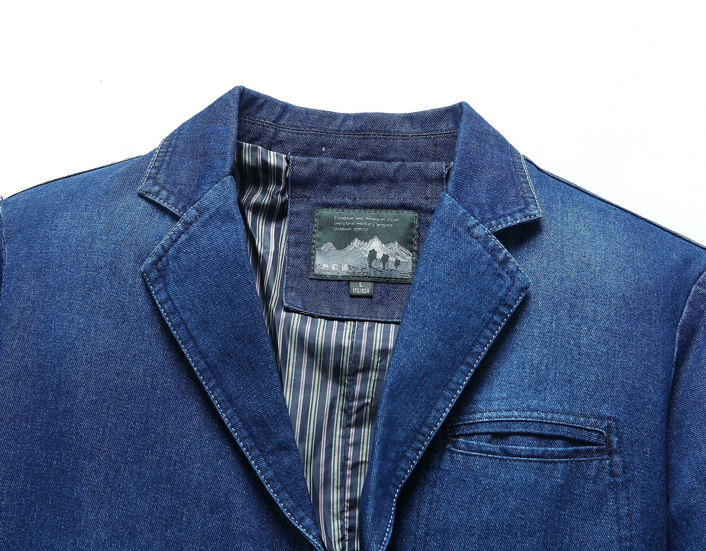 Urban Denim Casual Blazer