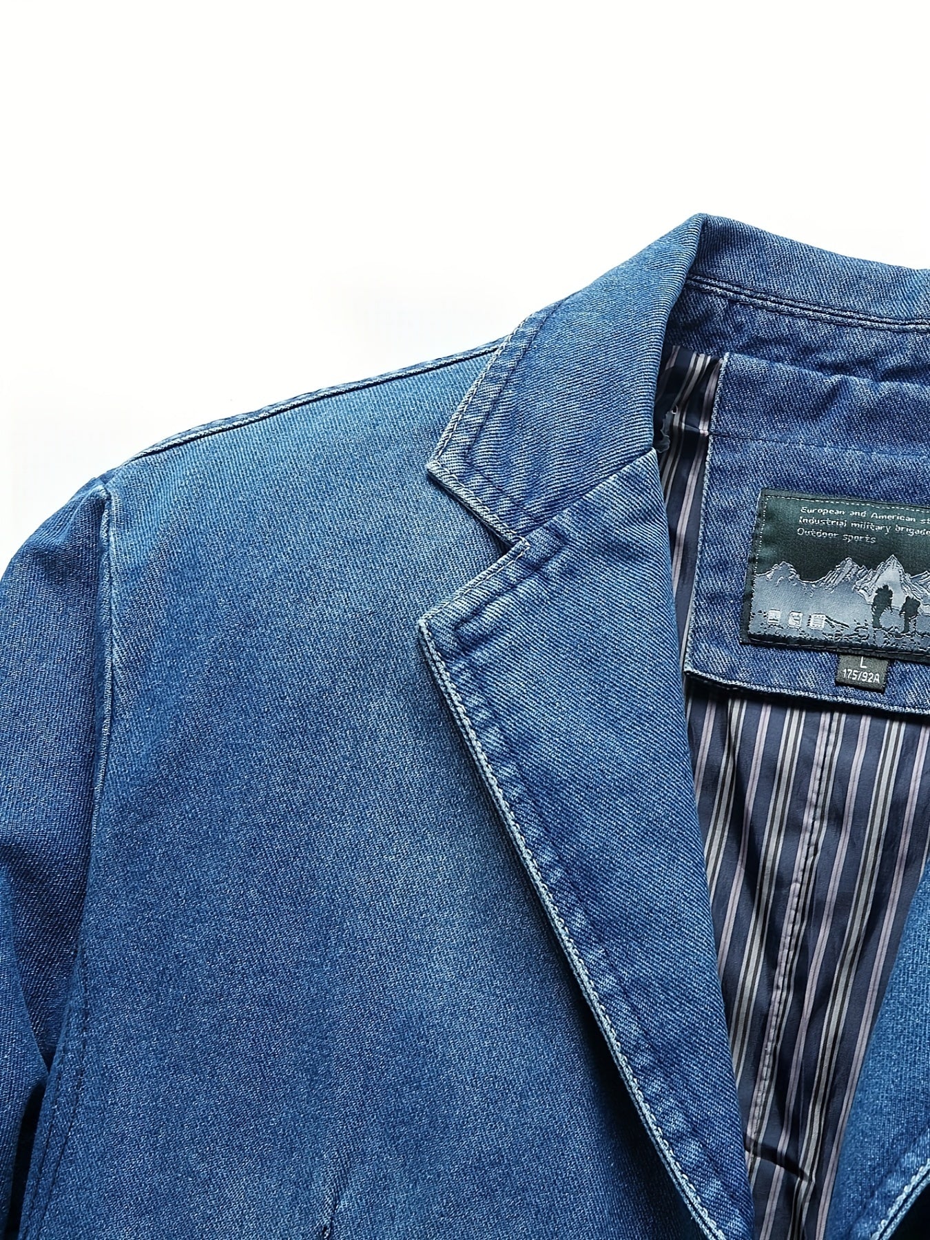 Urban Denim Casual Blazer