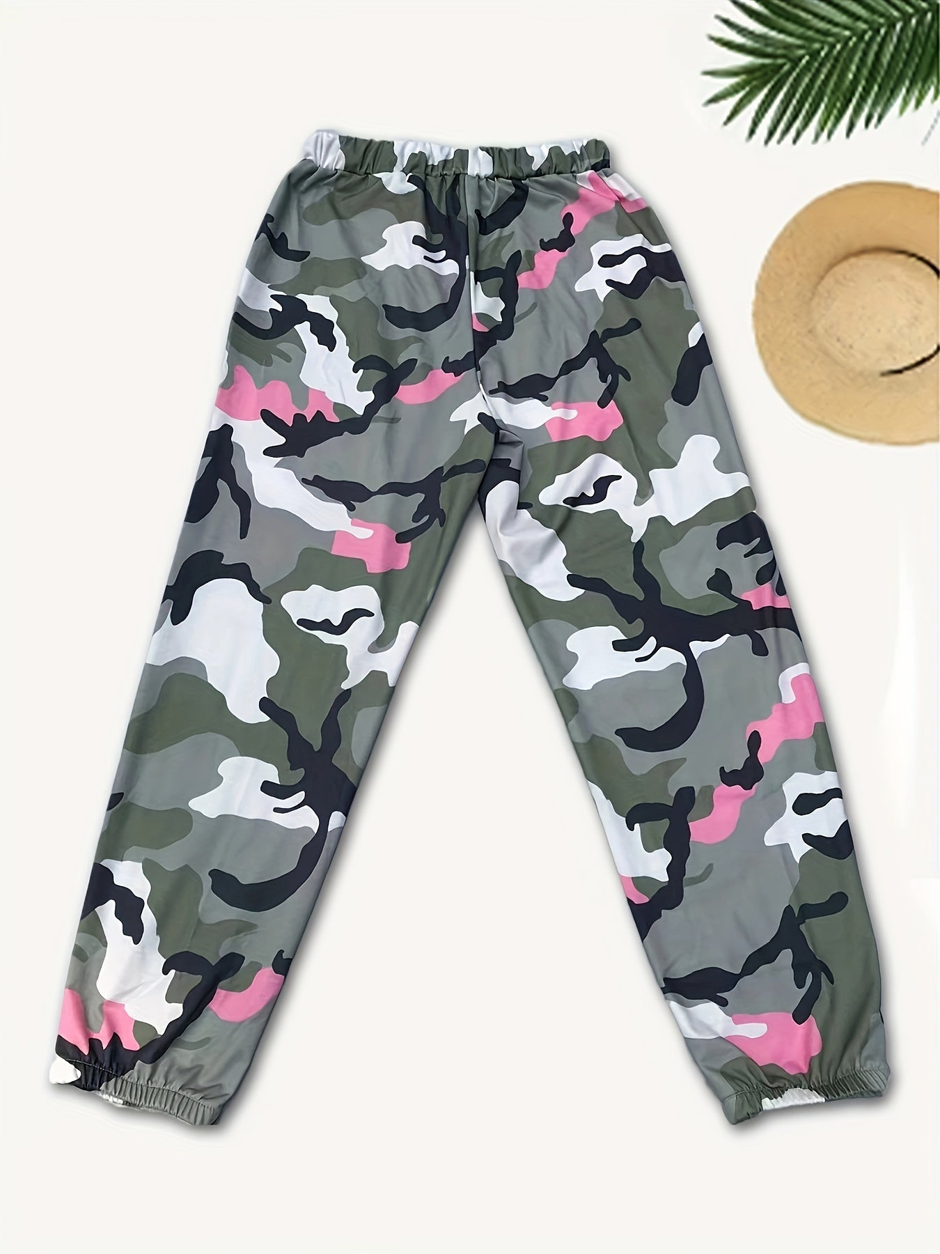 🌿 Camo Chic Jogger Track Pants